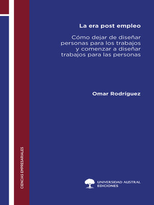 cover image of La era post empleo
